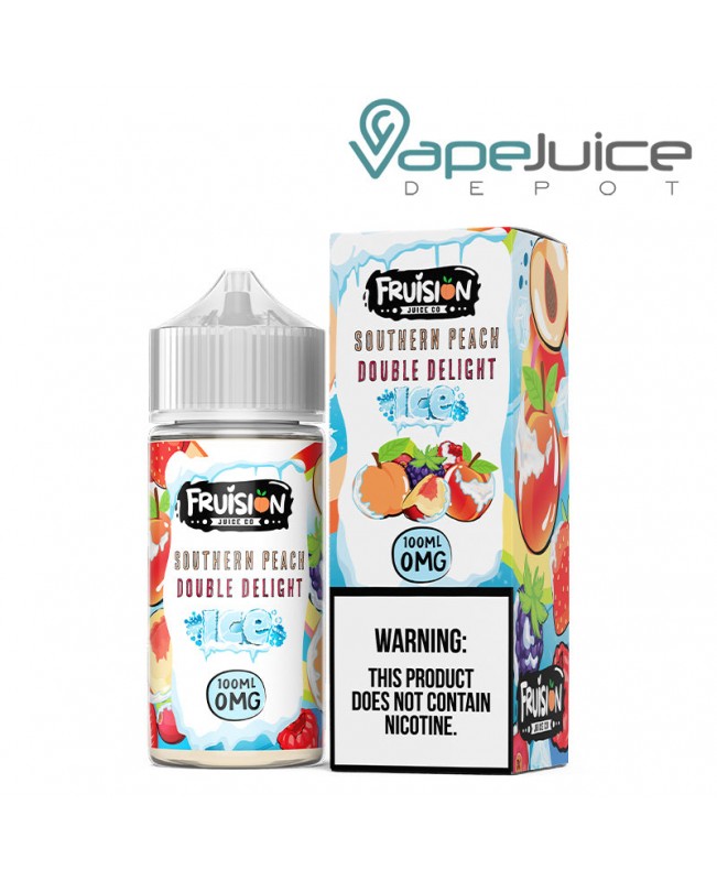 Iced Southern Peach Double Delight Fruision Juice Co 100ml