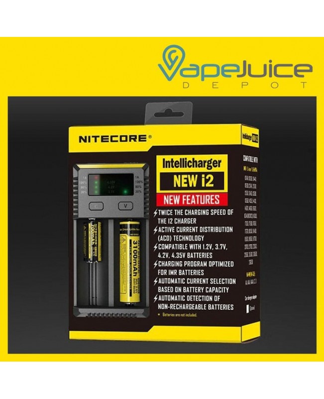 NITECORE Intellicharger NEW i2 Battery Charger