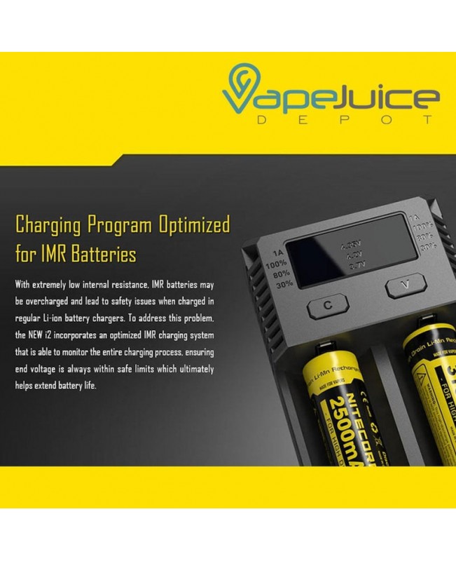 NITECORE Intellicharger NEW i2 Battery Charger