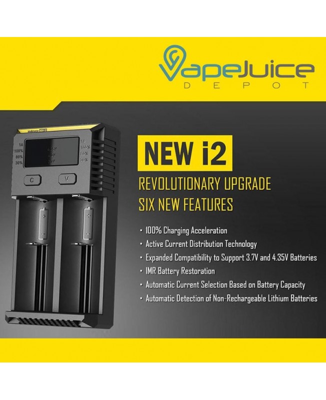 NITECORE Intellicharger NEW i2 Battery Charger