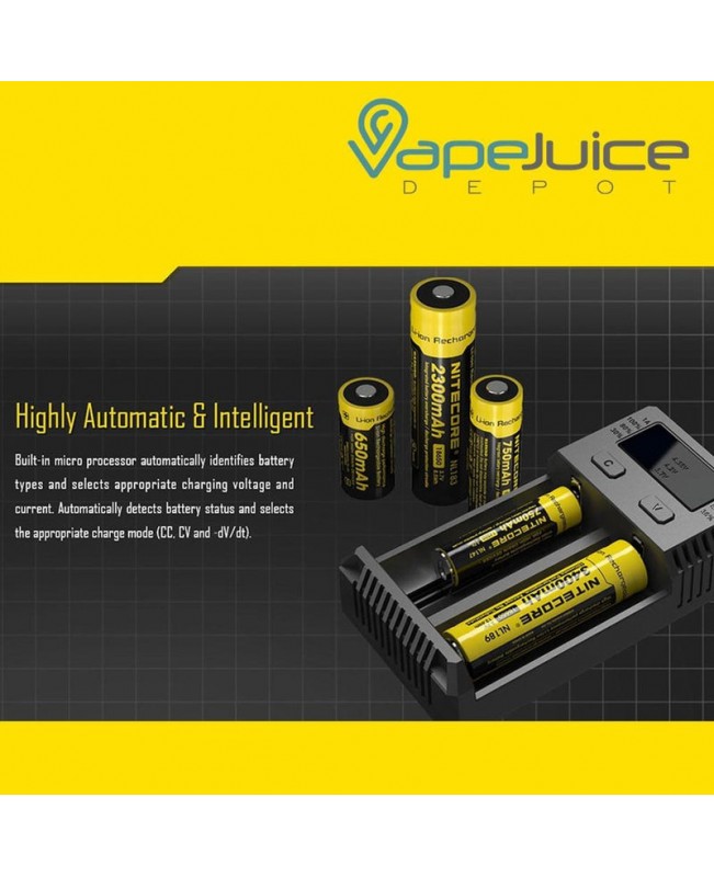 NITECORE Intellicharger NEW i2 Battery Charger
