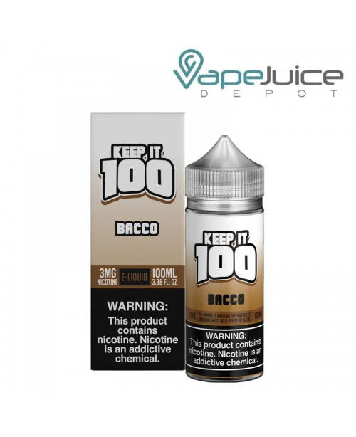 Bacco Keep it 100 TFN eLiquid 100ml Bacco Keep it 100 TFN eLiquid 100ml