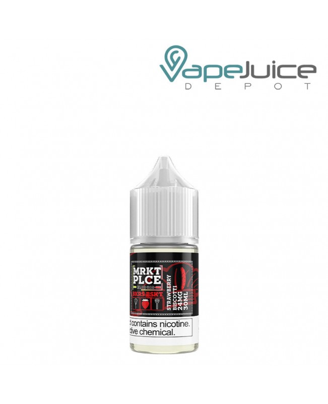 Strawberry Biscotti MRKTPLCE BKRS BSKT Salts 30ml