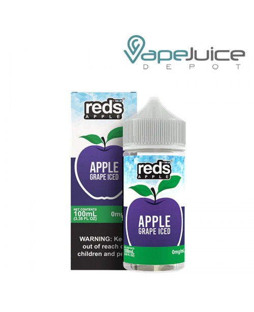 Grape Iced 7Daze Reds Apple eJuice 100ml