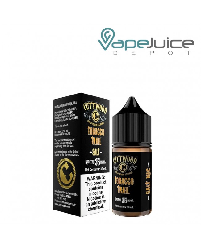 Tobacco Trail Cuttwood Salt 30ml Tobacco Trail Cuttwood Salt 30ml