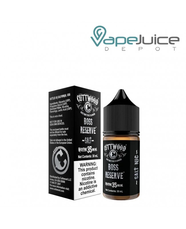 Boss Reserve Cuttwood Salt 30ml Boss Reserve Cuttwood Salt 30ml