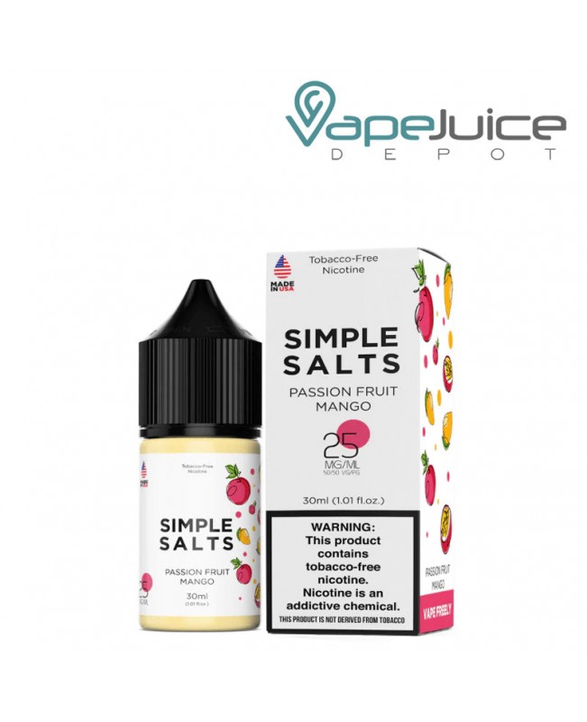 Passion Fruit Mango Simple Salts TFN 30ml