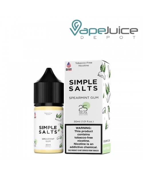 Spearmint Gum Simple Salts TFN 30ml