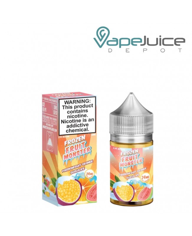 Passionfruit Orange Guava Ice Frozen Fruit Monster Salt 30ml