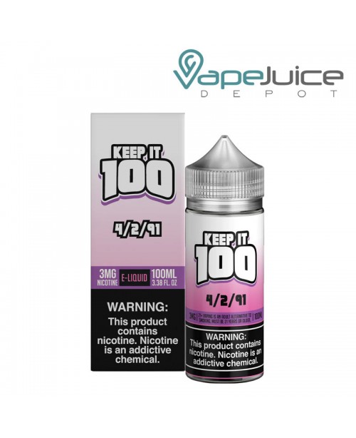 4/2/91 Keep it 100 TFN eLiquid 100ml